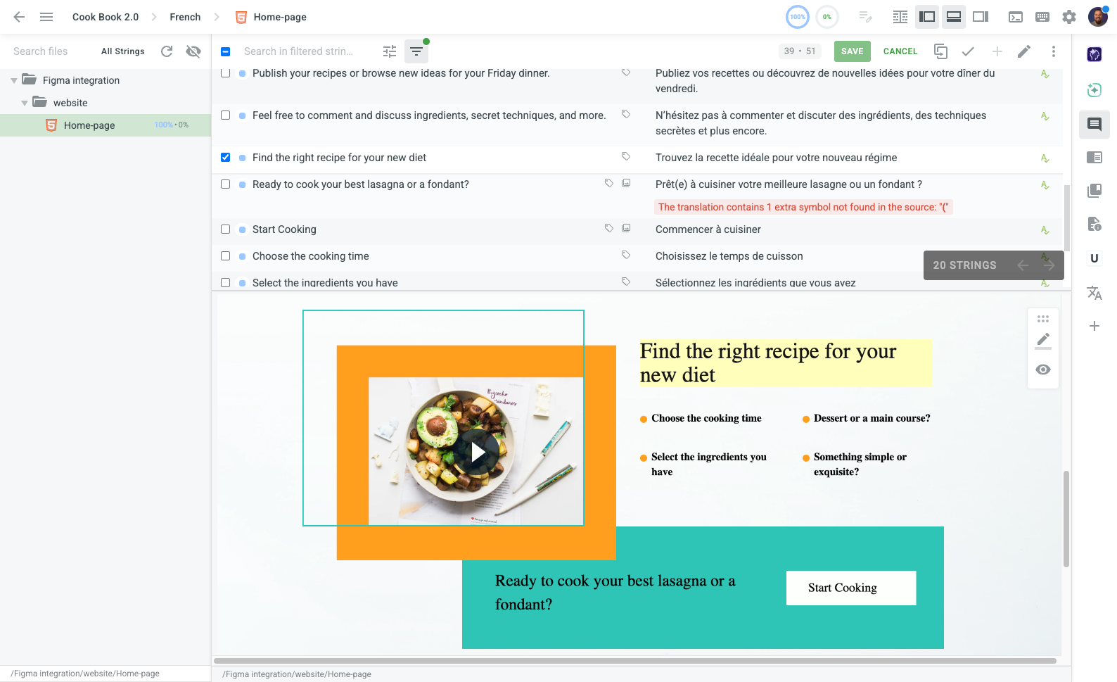 Visual context at every step